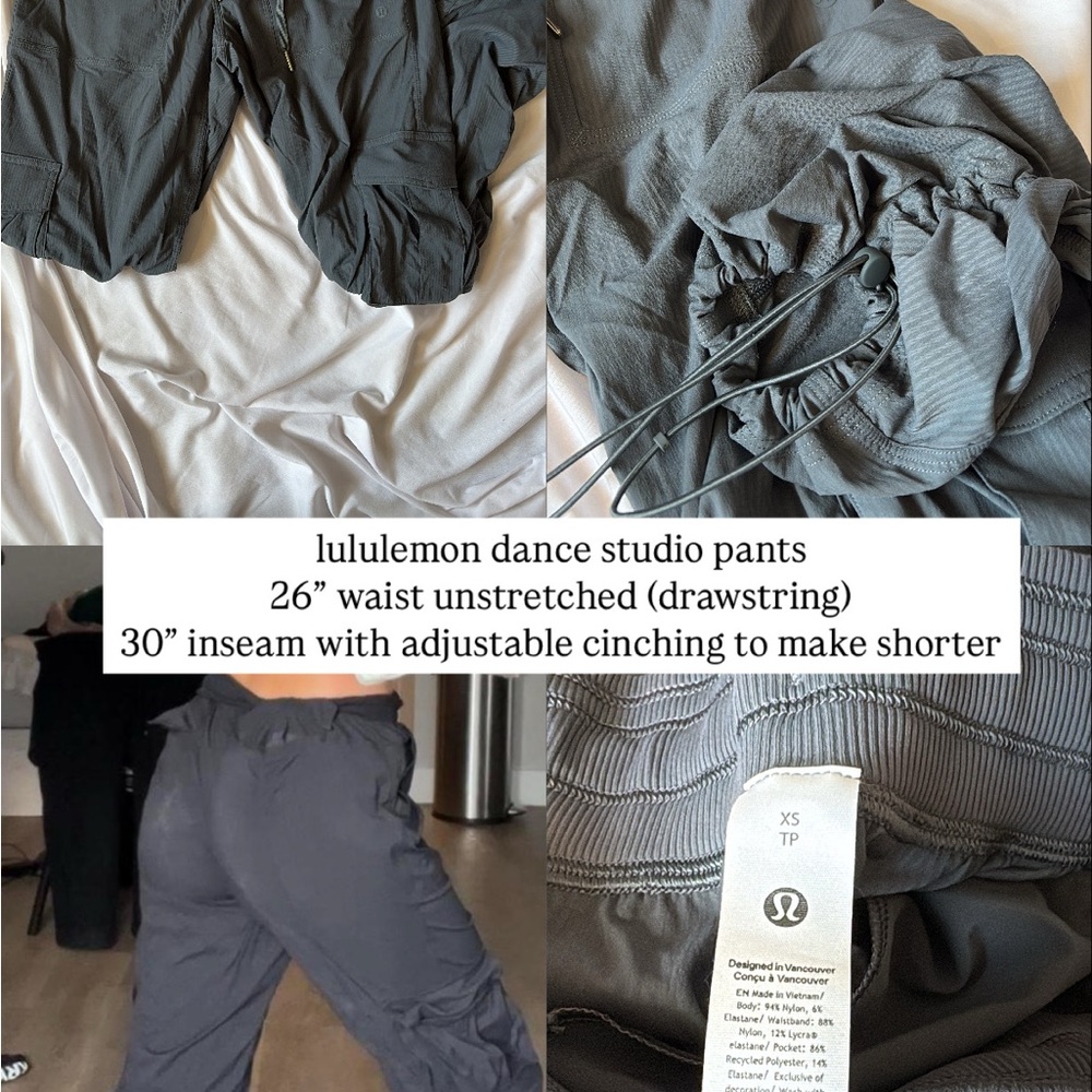 lululemon dance studio pants XS